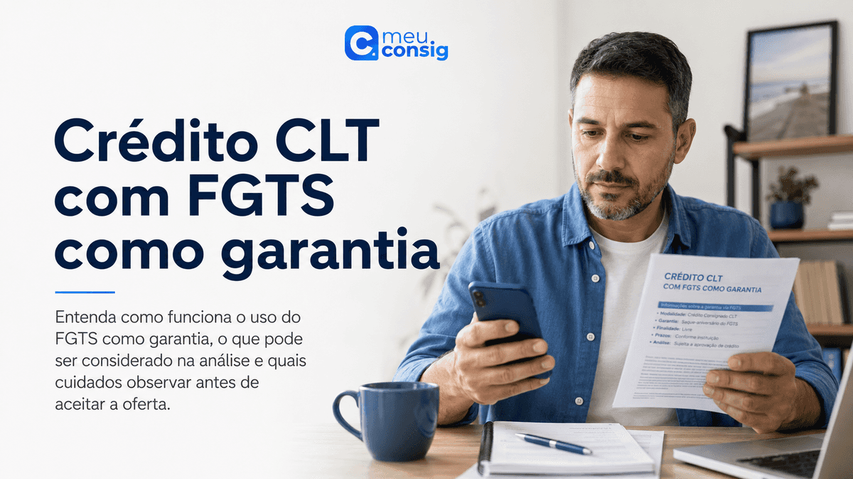 Credito CLT com FGTS como garantia