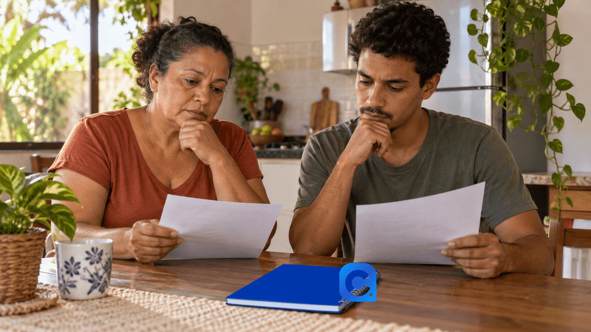 Família compara orçamento e proposta antes de assumir dívida