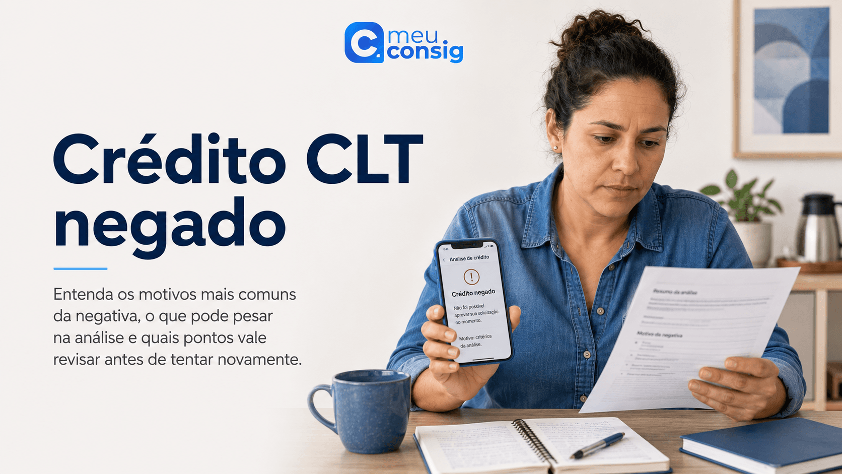 Crédito CLT negado